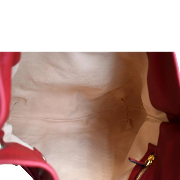 GUCCI  Horsebit 1955 Leather Messenger Bag Red - Picture 13 of 13